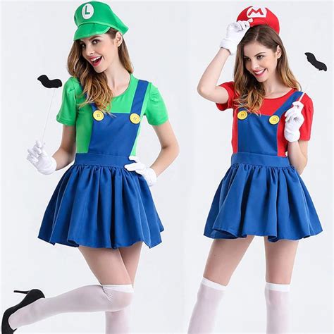 disfraz de luigi|mario bros mujer disfraces.